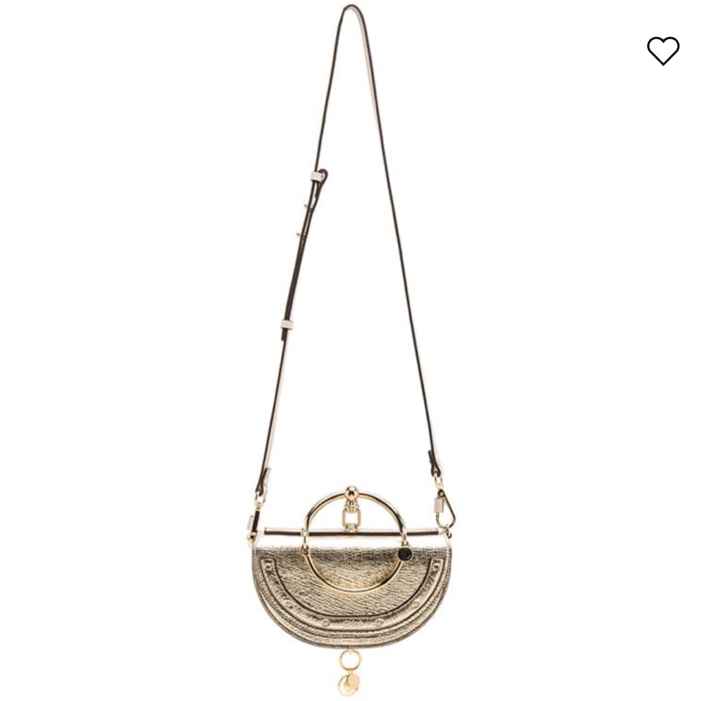 Chloe small Nile metallic leather minaudiere - Picture 9 of 10